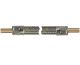 RVS flex verlengslang 60cm 2x8mm glad