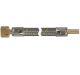 RVS flex verlengslang 60cm 1/4links x8mm glad