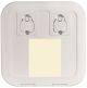 Inspectieluik 375x375 mm beige RAL 9001
