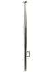 Vlaggenstok RVS 75cm Recht