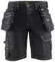 Korte Werkbroek Stretch X1900 zwart