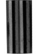 MATTE BLACK W-BRASS CRIMP # 1.0X2.2XL8  