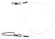 MATTE BLACK LEADER FLUORO 80LB 30CM     
