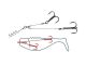 1 x 7 Surfstrand 18 kg 2 trebels no.2 V Piont Pike System  2 st