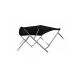 Biminitop_rvs_zwart_hoogte_117_cm