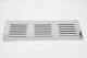 Ventilatierooster rvs 116x340 mm