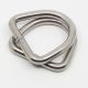 D-Ring, gelast AISI 316 (2 per blister)