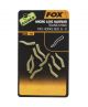 Fox Edges Micro Line Aligner Hook sz 6-2 - trans khaki x 10pc