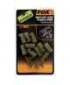 Fox Edges Drop-off Lead Plug & Pins -  trans khaki x 10pc