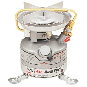 Benzine brander feather stove